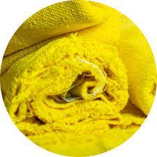 Pano Alvejado Amarelo 45*70CM Beira Rio